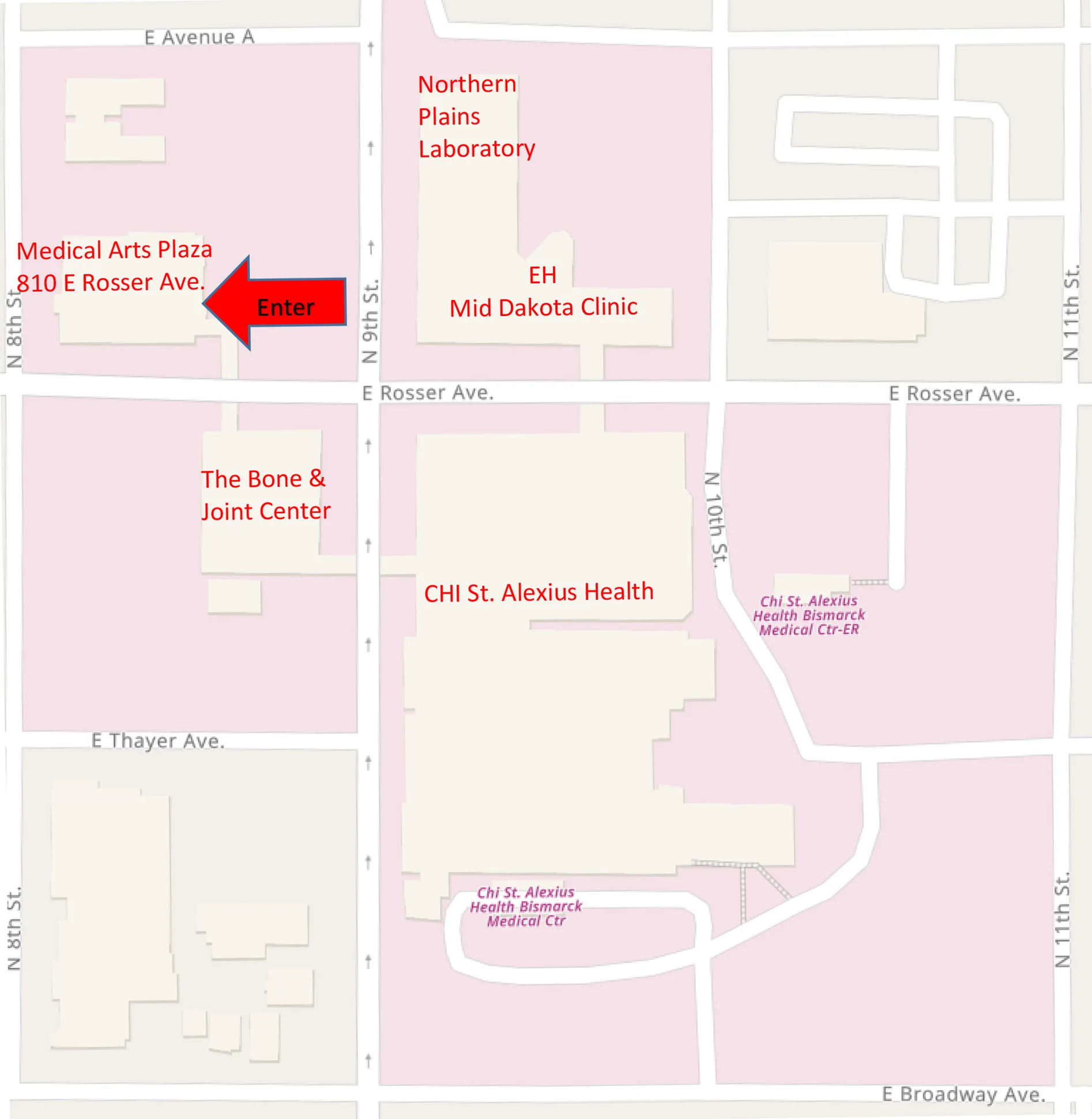 Map of NPL Collections Center